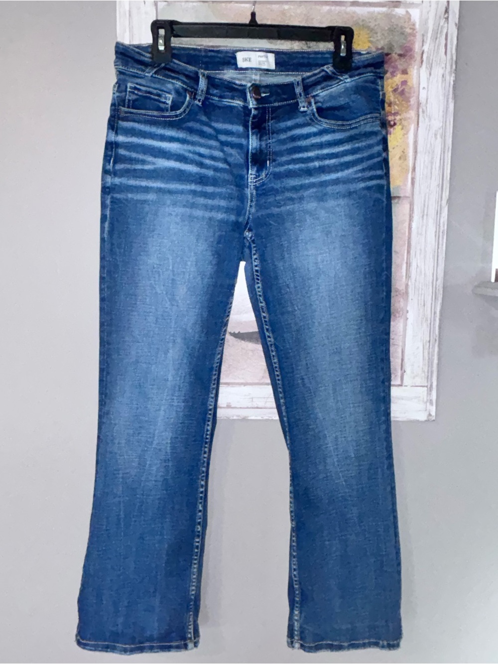 BKE Denim Payton Bootcut Size 30 Mid-Rise Stretch Fade & Whisking